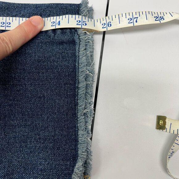 Levis High Rise Ankle Straight Raw Hem Jeans Girls 16 Adjustable Waist band - Picture 8 of 8